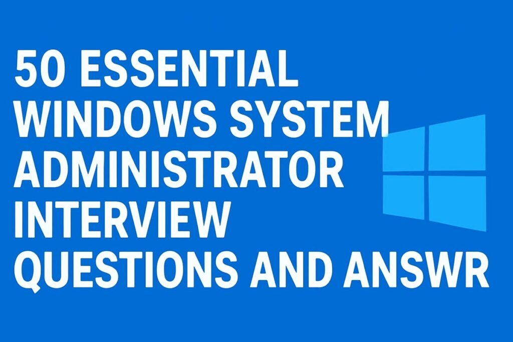 Windows System Administrator