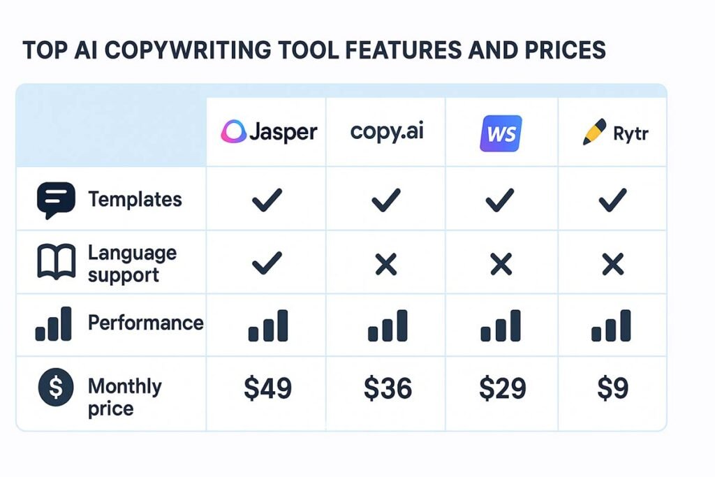 AI copywriting tools 2025